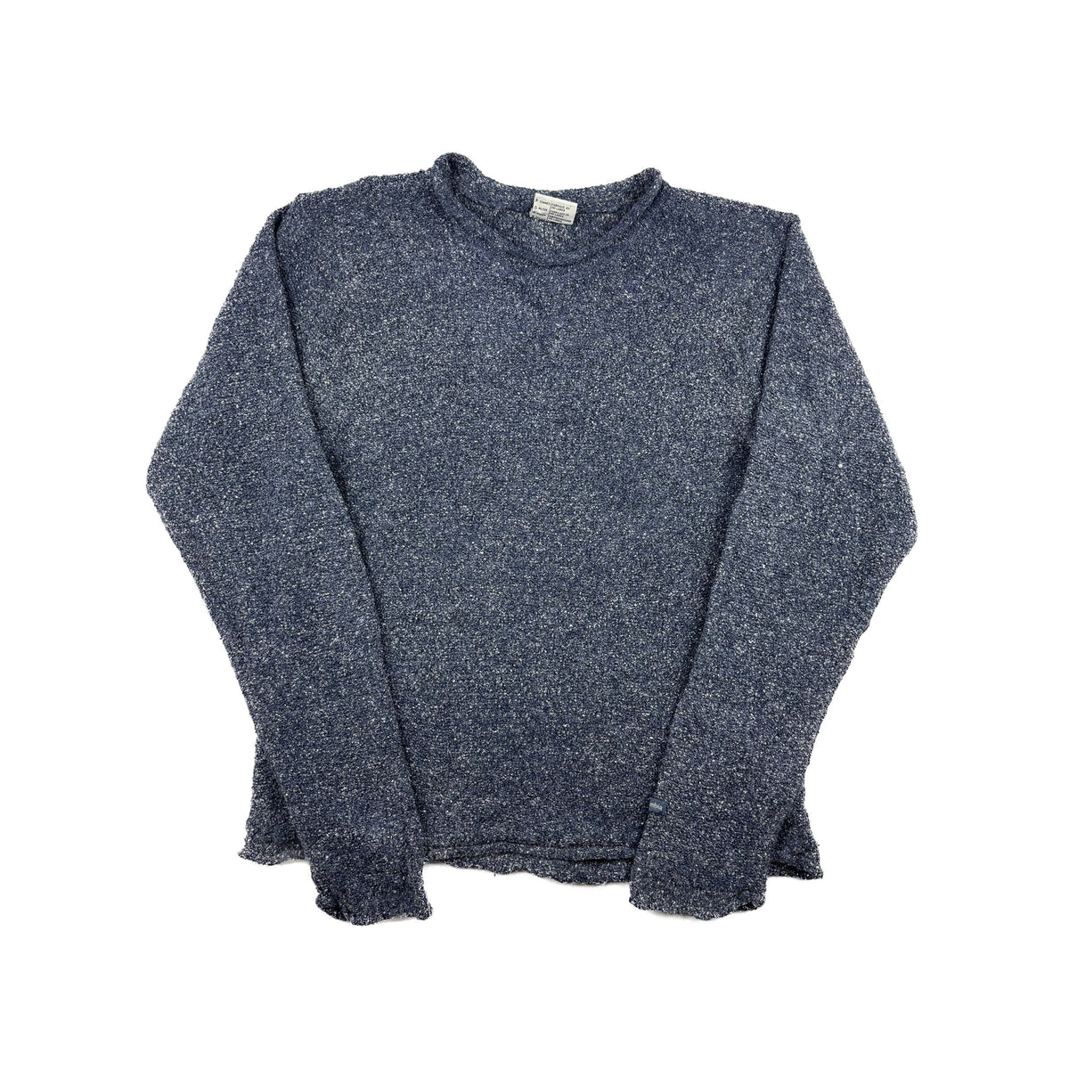Columbia Vintage Grobstrick-Pullover S blau grau