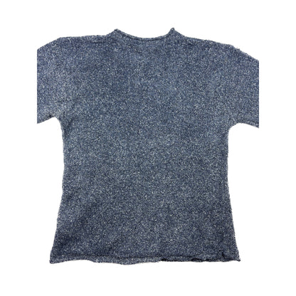 Columbia Vintage Grobstrick-Pullover S blau grau