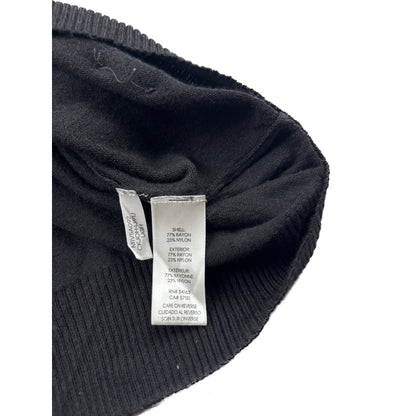 Calvin Klein Zweifarbiger Rollkragenpullover L schwarz grün