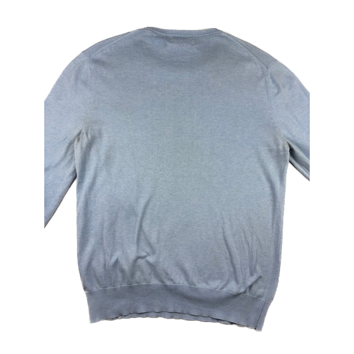 Calvin Klein Vintage Feinstrick Pullover M Hellblau