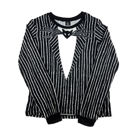 Disney The Nightmare Before Christmas Jack Skellington Longsleeve S schwarz weiß