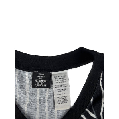Disney The Nightmare Before Christmas Jack Skellington Longsleeve S schwarz weiß