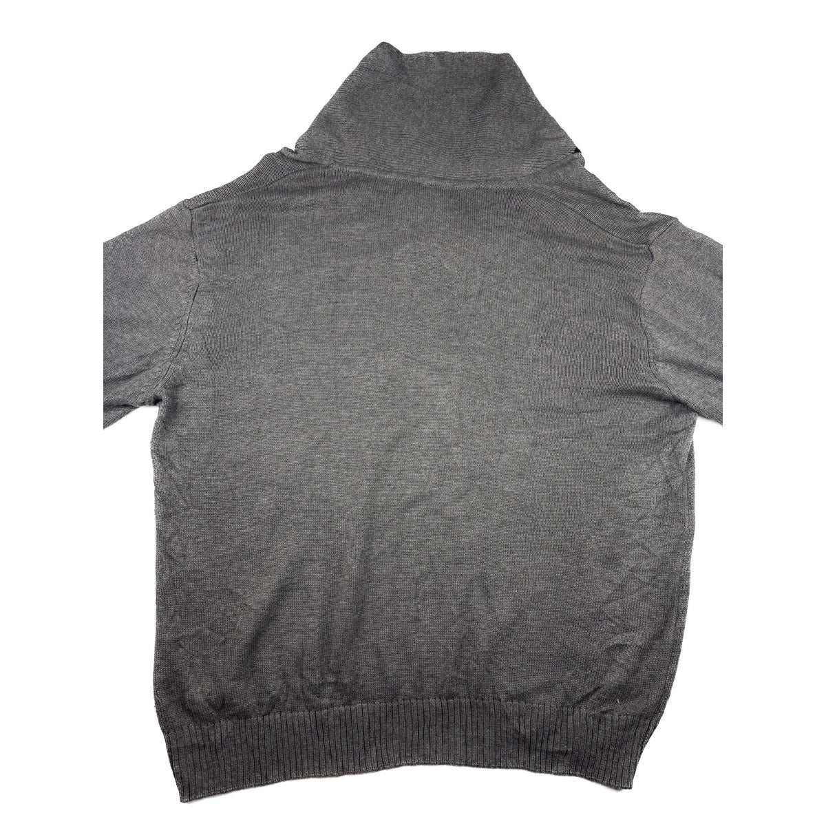 U.S. Polo Assn. Schalkragen Vintage Strickpullover XXL grau