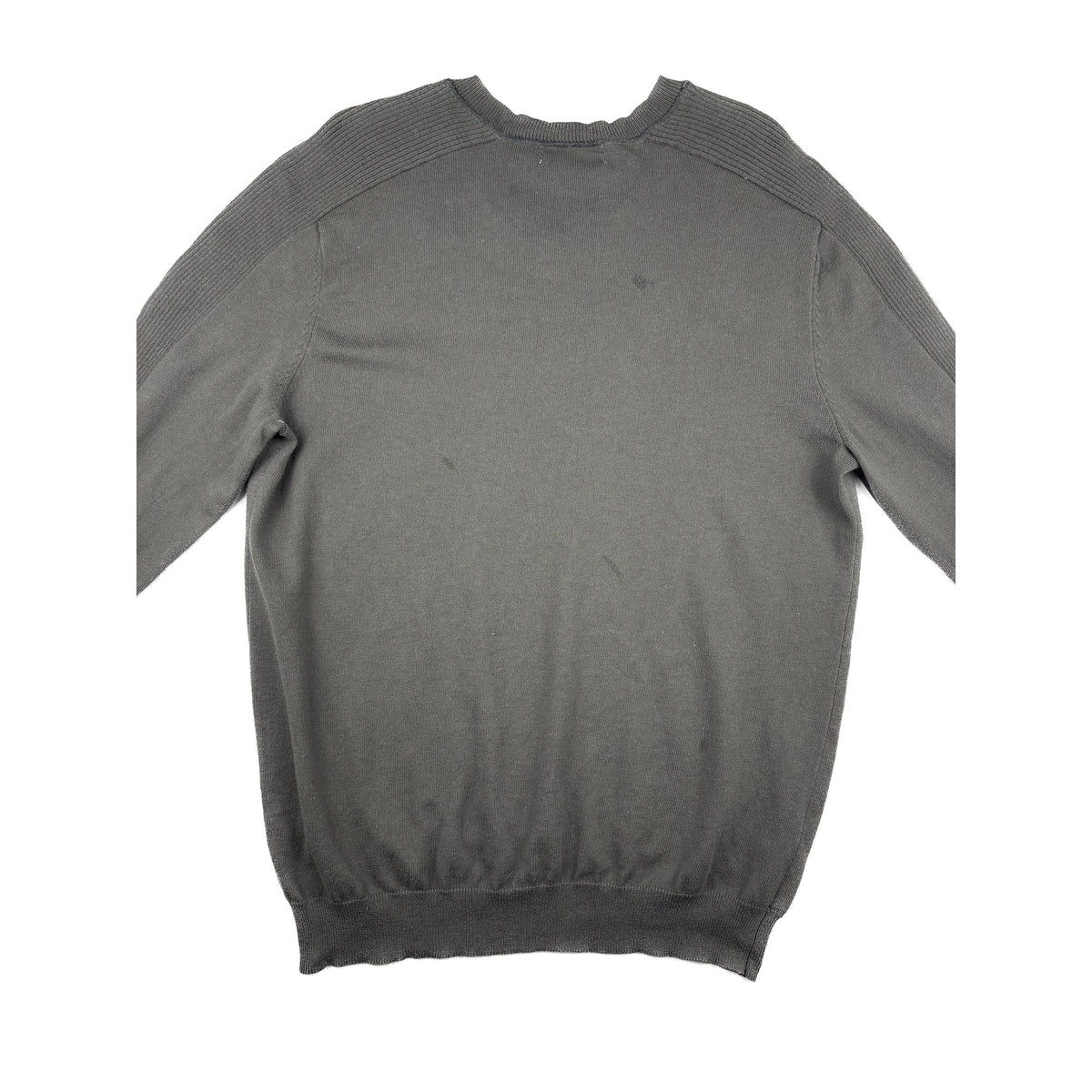 Calvin Klein Vintage V-Neck Strickpullover M grau
