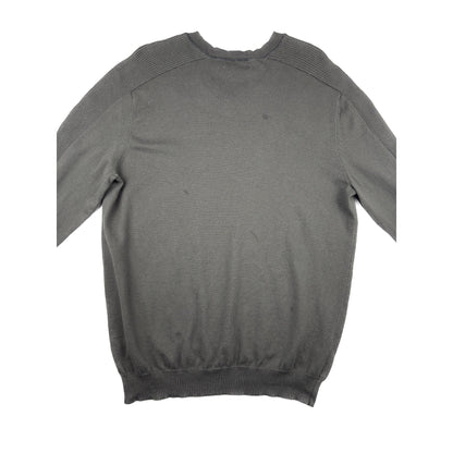 Calvin Klein Vintage V-Neck Strickpullover M grau