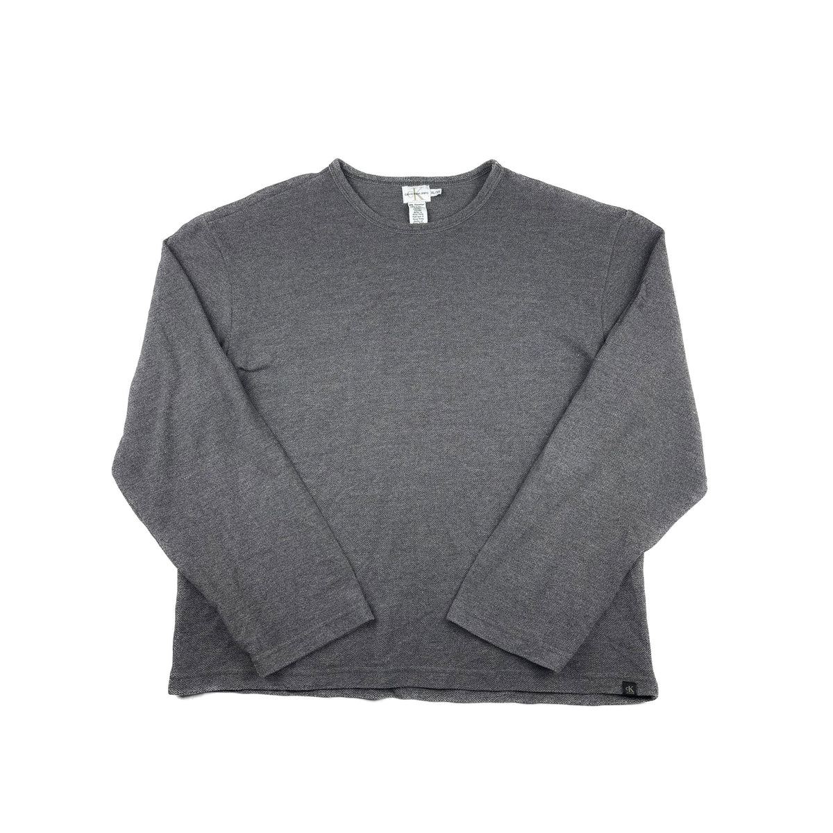 Calvin Klein Jeans Vintage Longsleeve Pullover XL grau
