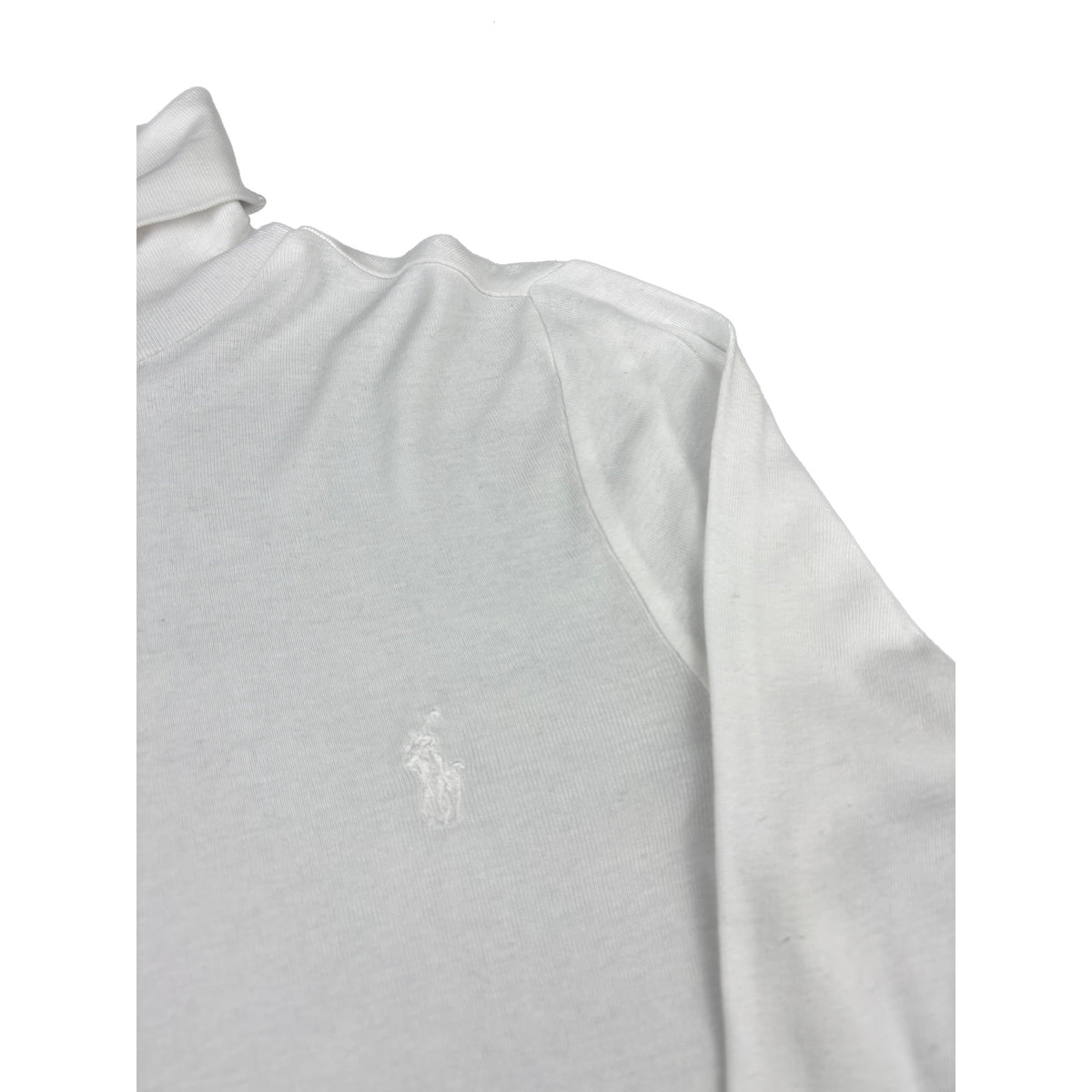 Polo Ralph Lauren Rollkragen Pullover / Longsleeve M weiß
