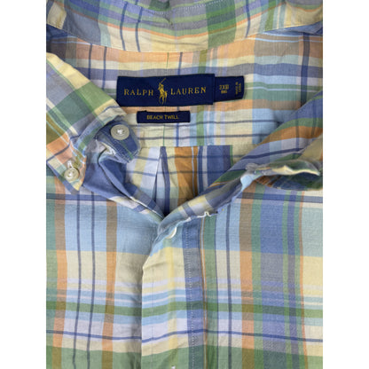Ralph Lauren Vintage Beach Twill Hemd bunt 3 XL