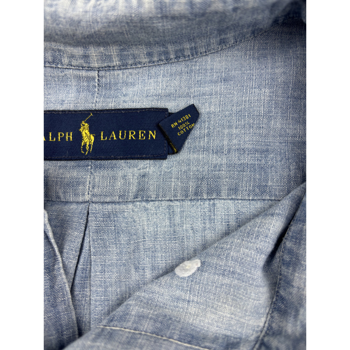 Ralph Lauren Vintage Hemd Jeans blau XXL