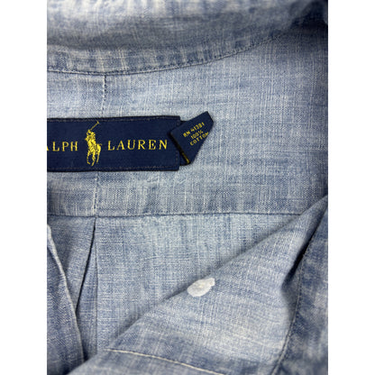 Ralph Lauren Vintage Hemd Jeans blau XXL