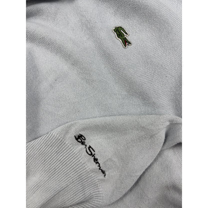 Lacoste Vintage Sweater V Ausschnitt babyblau XXL