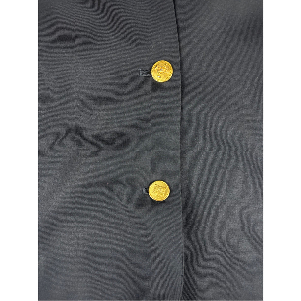 Ralph Lauren Blazer Sakko schwarz goldene Knöpfe Gr. 46