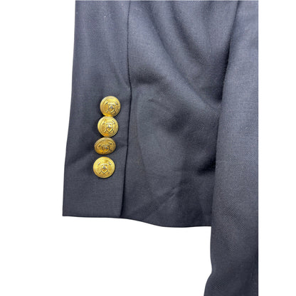Ralph Lauren Blazer Sakko schwarz goldene Knöpfe Gr. 46
