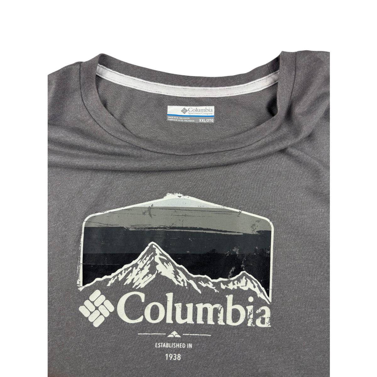 Columbia Omni Wick Mountain Graphic T-shirt grau XXL outdoor shirt