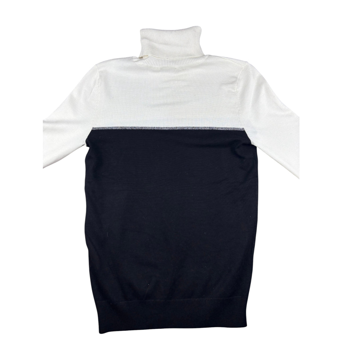 Calvin Klein Rollkragenpullover weiß schwarz S