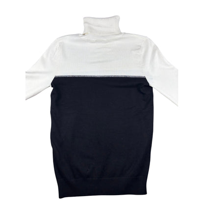 Calvin Klein Rollkragenpullover weiß schwarz S