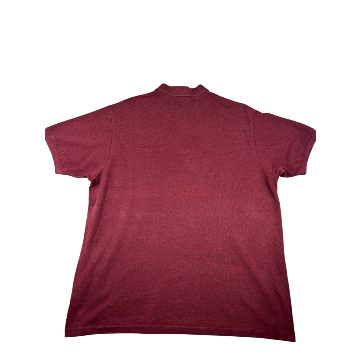 Lacoste Poloshirt Bordeauxrot Krokodil Logo XXL Vintage Polo Shirt