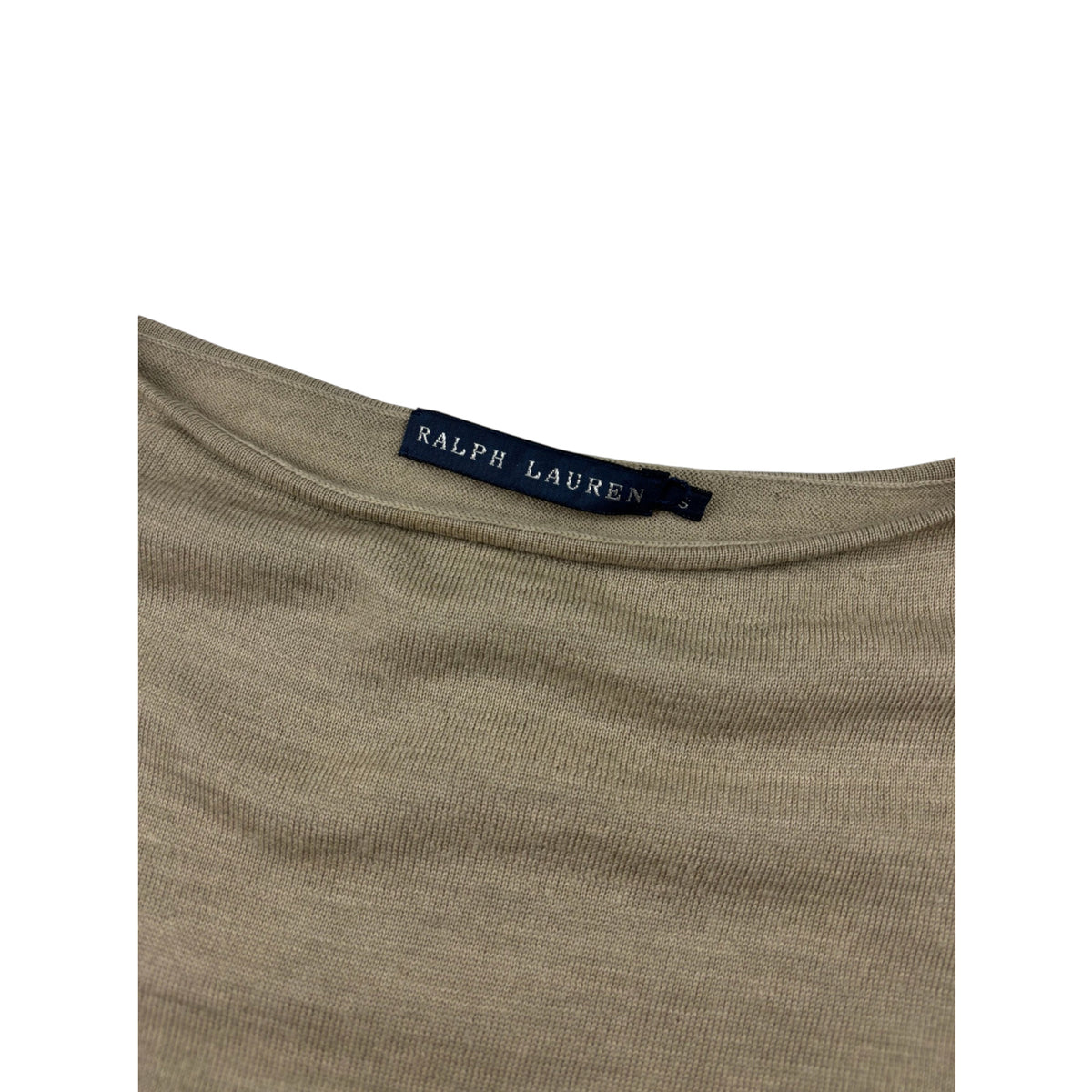 Ralph Lauren Feinstrickpullover Merino U-Boot Ausschnitt S Vintage