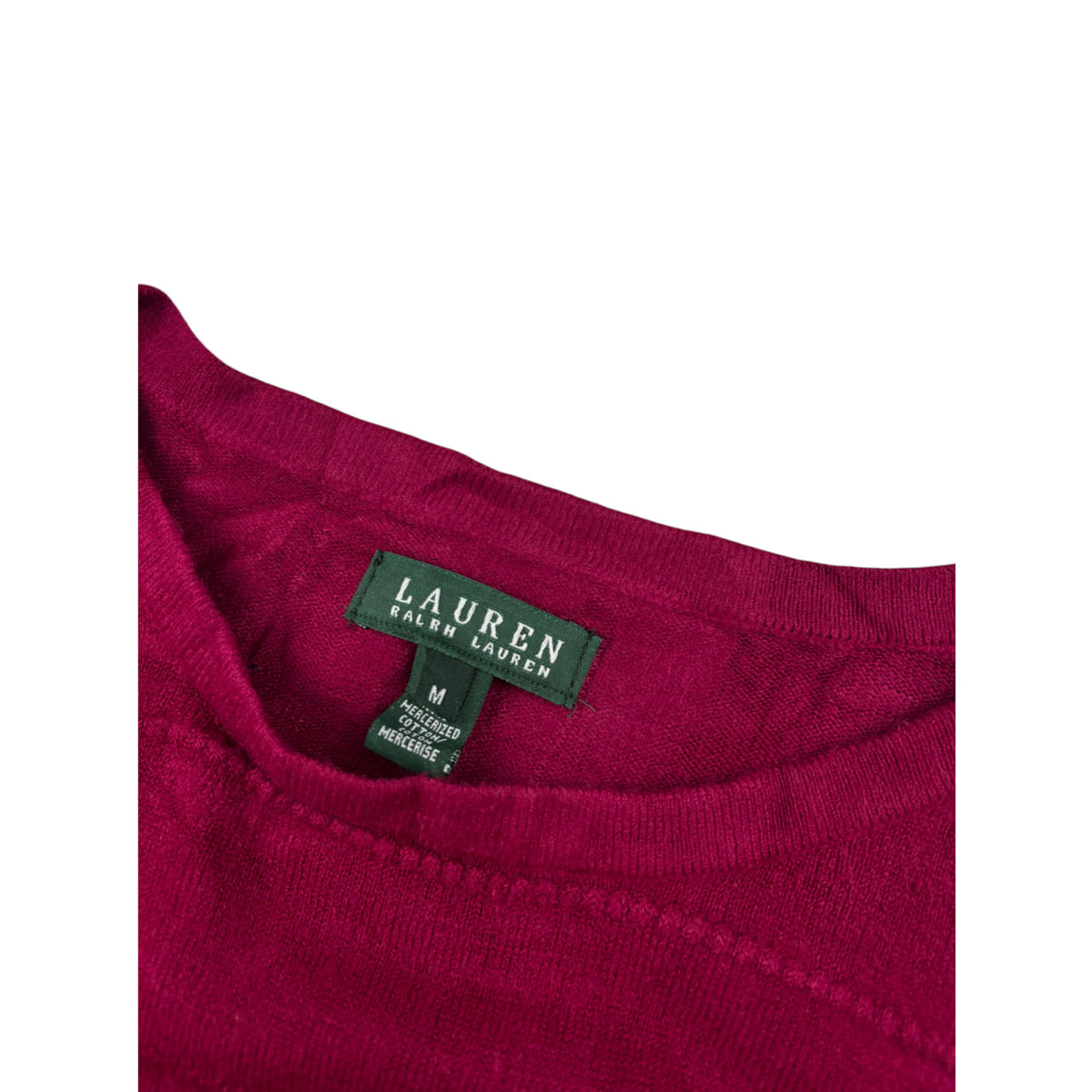 Ralph Lauren Strickpullover Beere M Feinstrick
