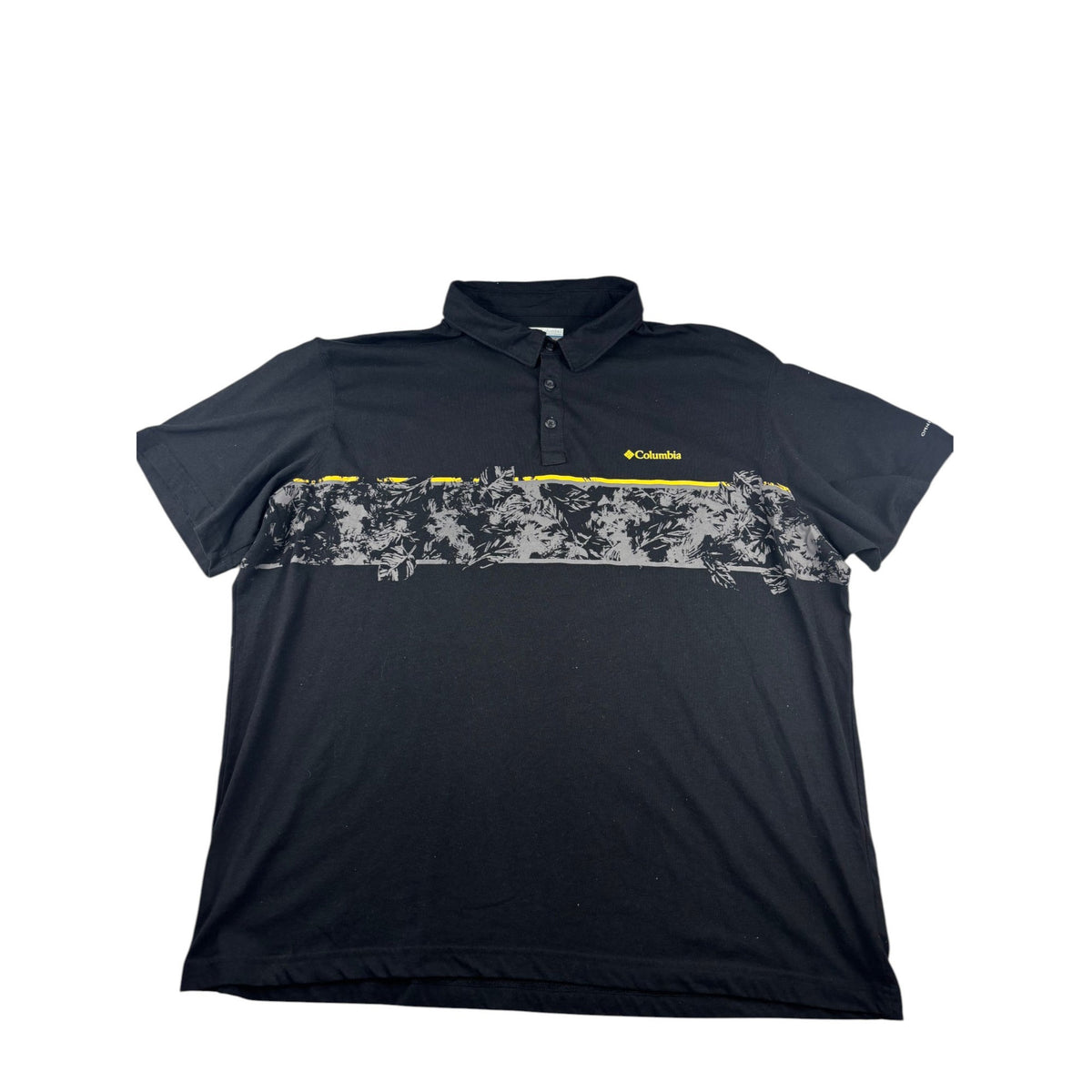 Columbia OmniHeat Poloshirt Schwarz Print XXL Outdoor Polo
