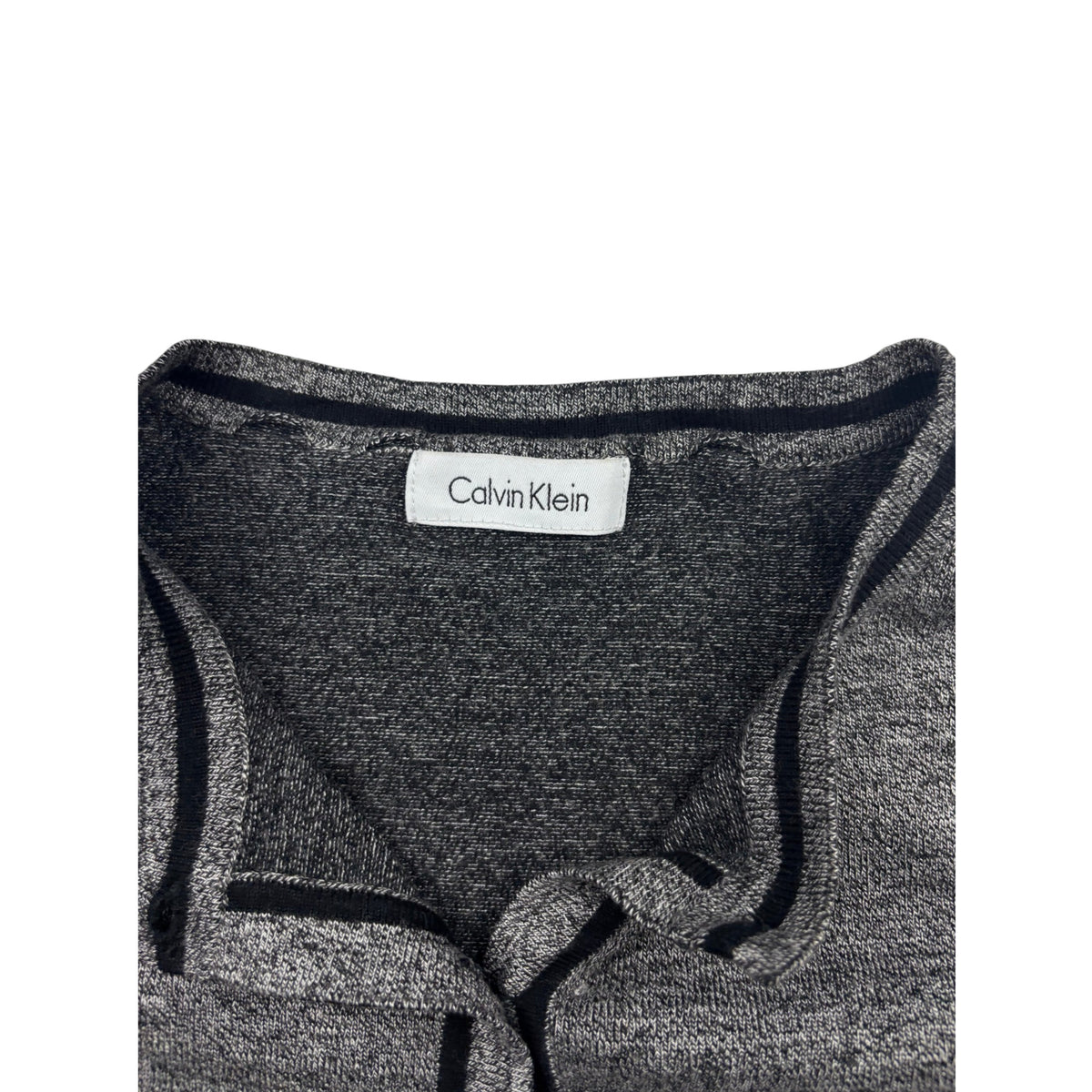 Calvin Klein Vintage Cardigan grau meliert M Strickjacke