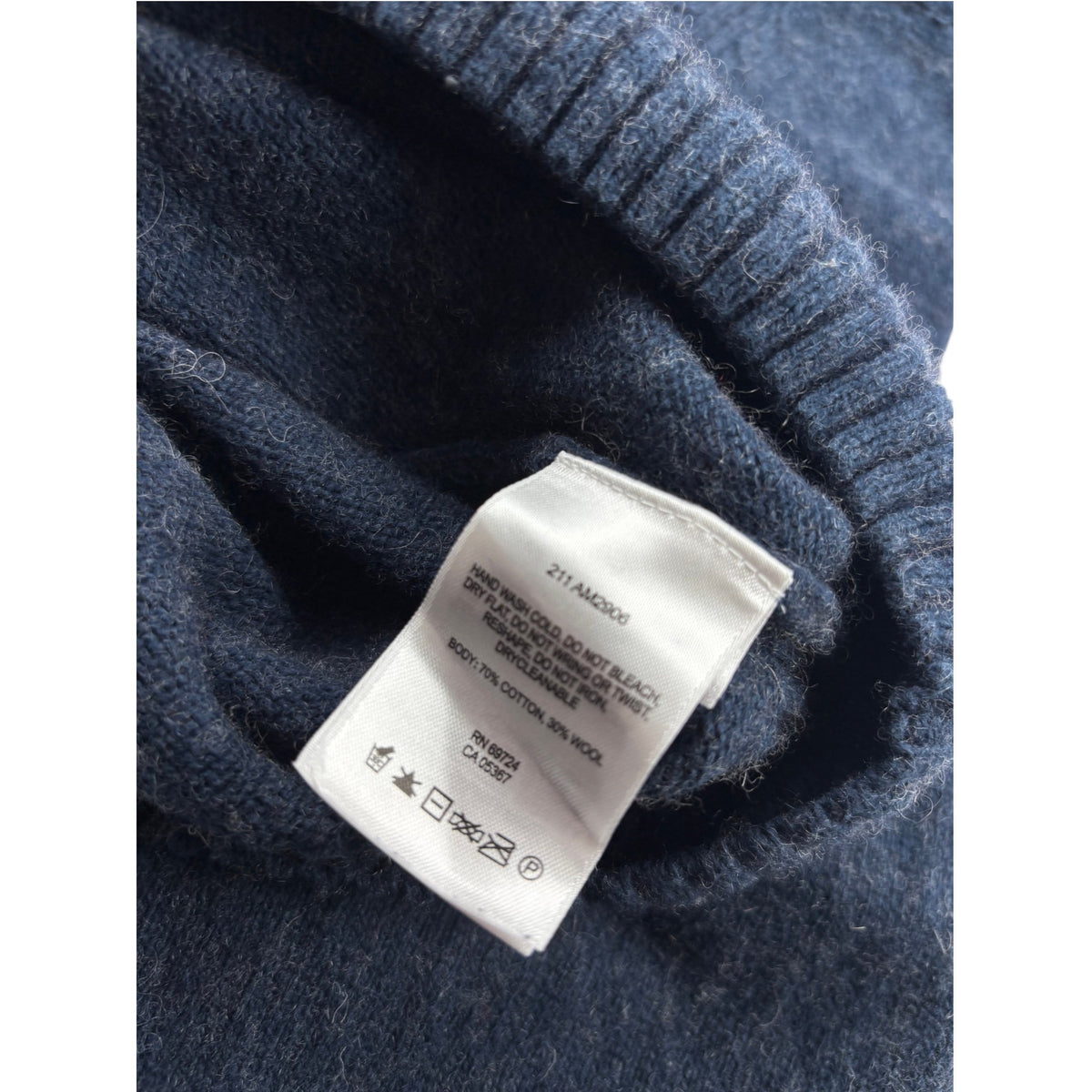Columbia Vintage Strickpullover blau gestreift XXL