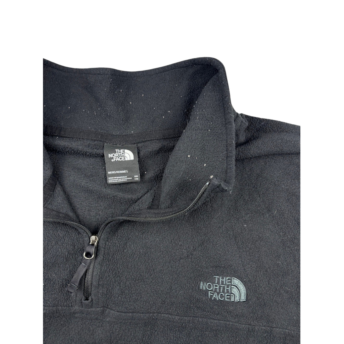 The North Face Fleece Half-Zip schwarz XXL Tone-in-one-Logo