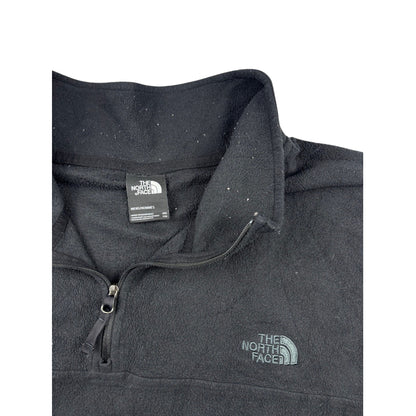 The North Face Fleece Half-Zip schwarz XXL Tone-in-one-Logo