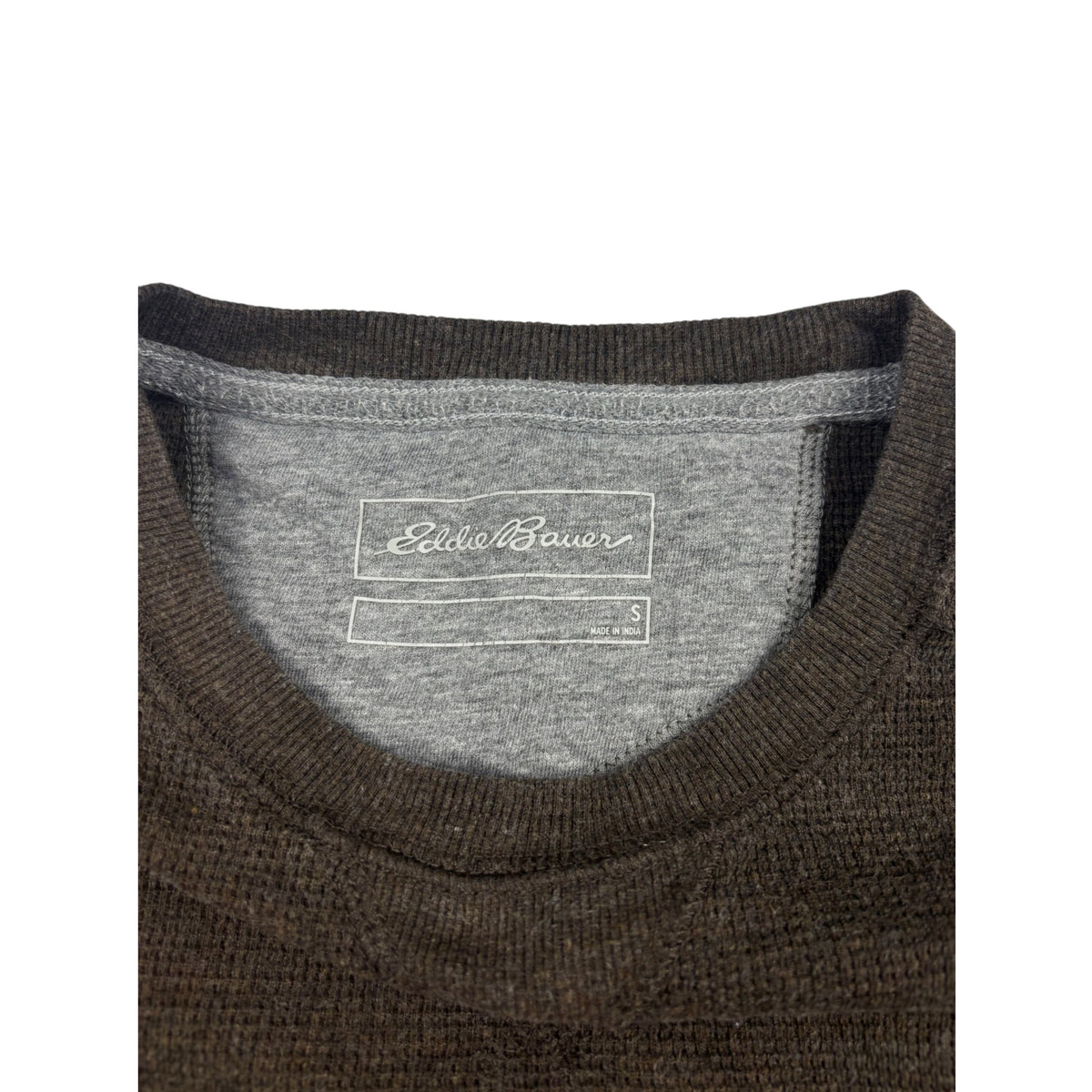 Eddie Bauer Vintage Waffle Longsleeve S blau