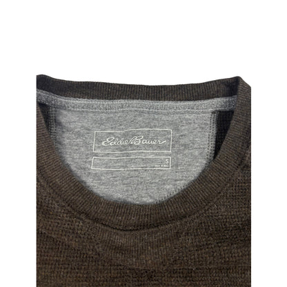 Eddie Bauer Vintage Waffle Longsleeve S blau