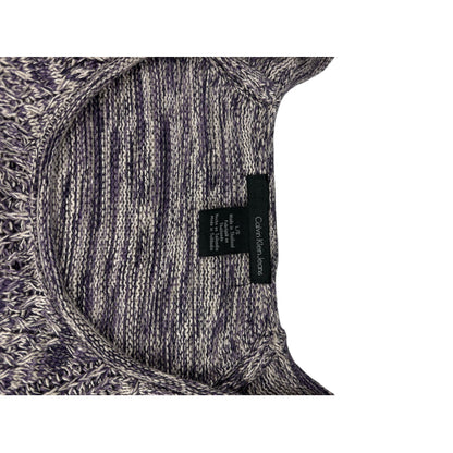 Clavin Klein Jeans Vintage Strickpullover L lila grau