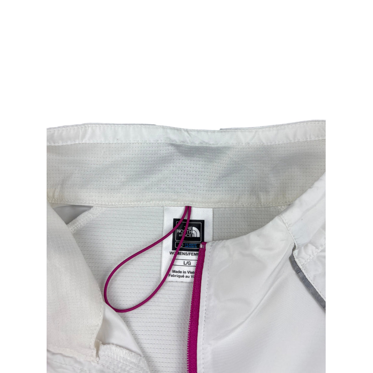The North Face Flight Series Windbreaker Jacke L weiß pink