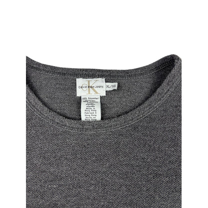 Calvin Klein Jeans Vintage Longsleeve Pullover XL grau